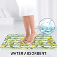 thumbnail image 6 of Bathroom Rugs Sets 3 Piece - Lemon Absorbent Non Slip Bath Mats, U-Shape Toilet Lid Cover, Contour Mat, Soft Washable Shower Mats Bath Rug Mat for Bathroom Tub Toilet, 6 of 7