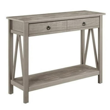 Bowery Hill Console Table in Rustic Gray