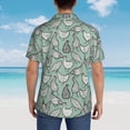 thumbnail image 4 of Pofeuu Retro Rooster4 Print Hawaiian Shirt for Men Sleeves Casual Button Down Summer Beach Dress Shirts T-Shirts,Medium, 4 of 7