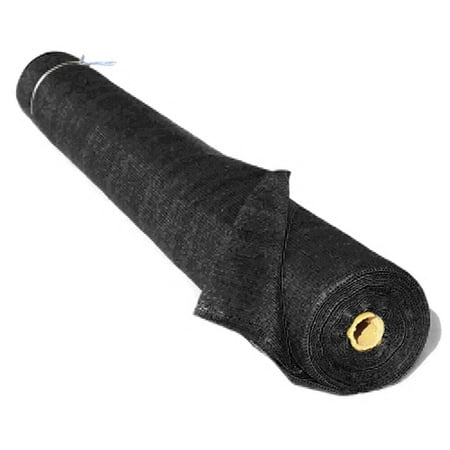 ALEKO Privacy Mesh Fabric Screen Fence with Lock Holes - 6 x 150 Feet - Black