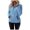 F220-Blue, variant on FYDUU Womens Sweaters Fall Fashion Womens Sweatshirt Quarter Zip Pullover Solid Color Long Sleeve Sweaters Hoodies Fall Winter Clothes Casual Pullover Tops