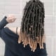 thumbnail image 5 of Peluca larga de crochet con trenzas sintéticas con lazo desgastado, pre-enrollada y suave, 5 of 6
