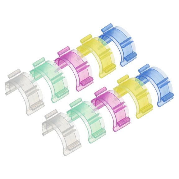 Uxcell Sewing Bobbin Small Clips Thread Clamps Spools Organizers, Multicolor 50 Pack