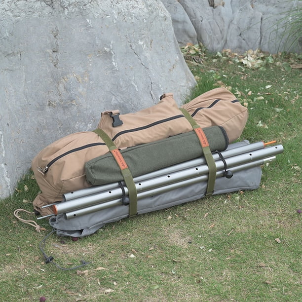 2 correas de fijación de nailon para equipaje, cinturón de carga para tienda al aire libre de liberación rápida, verde JShteea Para Estrenar