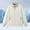 A Beige, variant on Men's Sherpa Jacket Warm Thickened Fleece Lined Jacket Baseball Jacket Casual Comfy Stand Collar Jacket Solid Button Down Jacket Coat Army Green M
