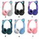 thumbnail image 4 of Bearachild Auriculares Auriculares inalámbricos con orejas de dibujos animados Auriculares para juegos de computadora Auriculares con sonido estéreo Cables de audio/vídeo No.04, 4 of 6