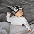 thumbnail image 4 of Zufioo Cute Cartoon Polar Bear Baby Beanie Hats Soft Knotted Caps for Infant Baby Girls Boys Caps 0-6 Months, 4 of 5