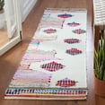 thumbnail image 2 of SAFAVIEH Montauk Gino Abstract Runner Rug, Ivory/Red, 2'3" x 9', 2 of 8