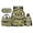Green Dinosaur, variant on KUIFORTI Purple Horse Backpack and Lunchbox Set 4Pcs Fashion Girls School Bag with Pencil Pouch Water Bottle Sleeve for Teens Elementary Middle School Daily Use