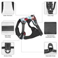 thumbnail image 6 of Lsque Flowers and Lady Bugs Dog Harness, No-Pull Pet Harness with 2 Leash Clips, Adjustable Soft Padded Dog Vest with Easy Control Handle for Large Dogs-Small, 6 of 9