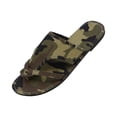 thumbnail image 2 of Norvail Womens Fashionable Camo Print Slides, Casual Comfortable Flat Sandals for Beach, Lightweight Breathable Slippers for Indoor & Outdoor Wear, Walking Shoes, Footwear, 2 of 7
