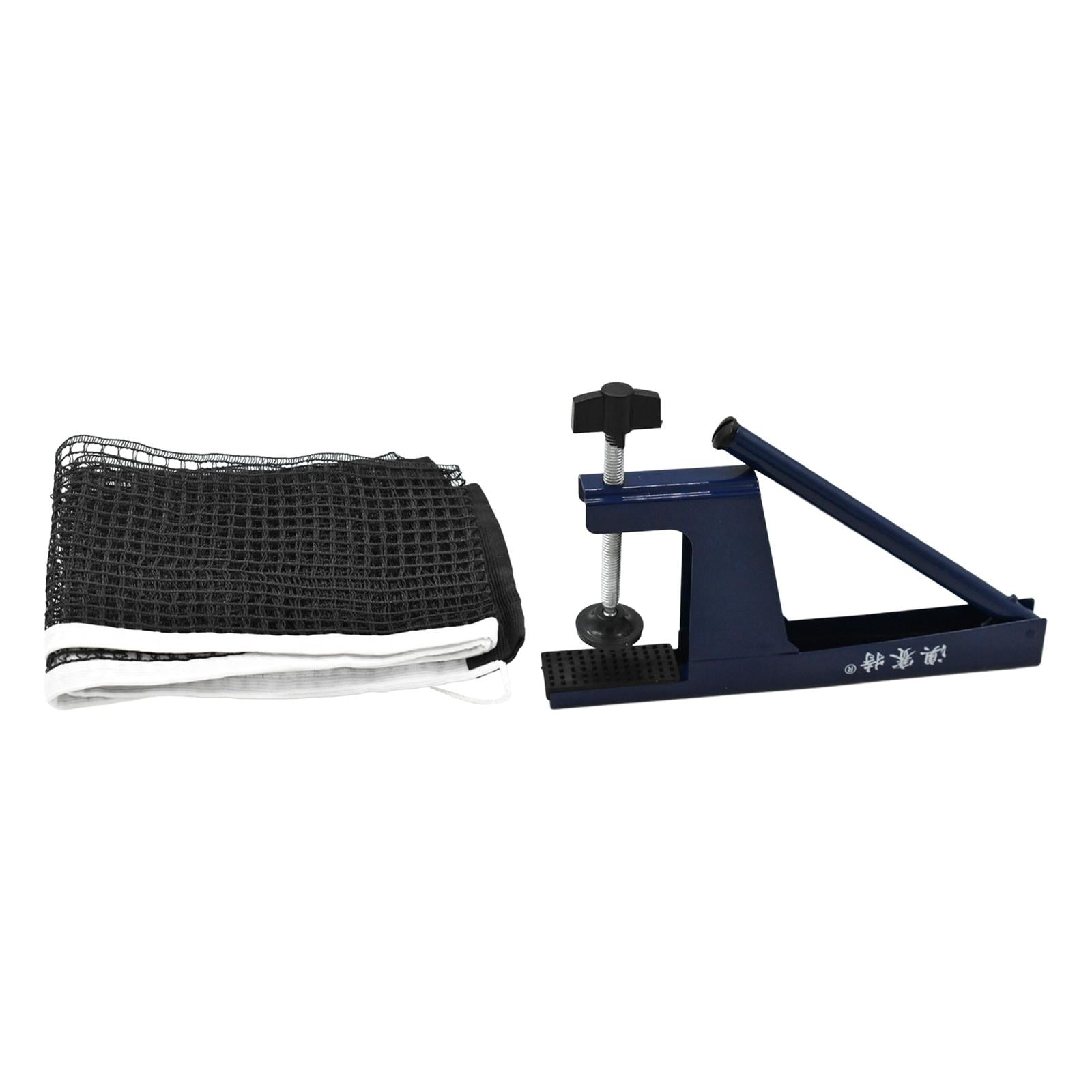 harayaa Portable Table Tennis Net Posts Set Stable Practice Tennis Net Rack for Training