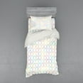 thumbnail image 2 of Ambesonne Abstract Bedding Set 4 Pcs, Grunge Colored Circles, Queen, Multicolor, 2 of 3