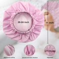 thumbnail image 2 of LAICAIW Bonnets de Douche pour Femmes Réutilisables Imperméables, 2 of 5