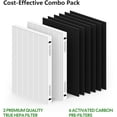 thumbnail image 3 of ORUYROP True HEPA Air Filter Compatible with Fellowes AeraMax 290/300/DX95 Purifiers and HF-300/AP-300PH, Part# 9287201, 3 of 4