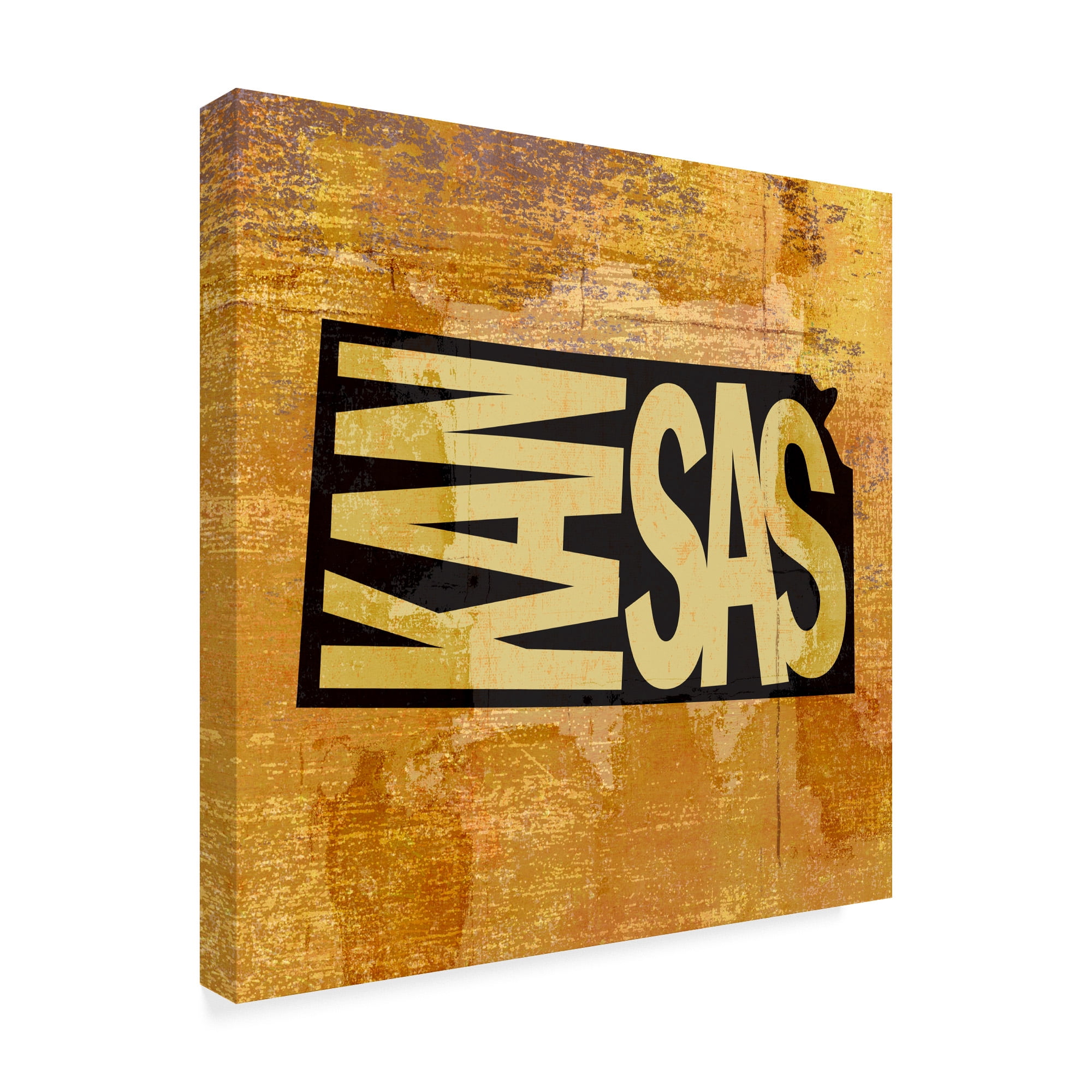 Trademark Fine Art 'Kansas' Canvas Art by Art Licensing Studio