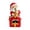 A, variant on Trovenix Christmas Santa Claus Figurine Playing Saxophone Tabletop Decoration Holiday Xmas Home Shelf Ornament