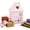 Pink, variant on Lilixerw Valentine's Day Ceramic House Decor with Heart & Window Cutouts,Glossy Pink House Tabletop Decoration,for Shelf,Desktop Display,Perfect with Candles or Lights,6 Inch