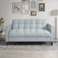 thumbnail image 4 of Home Design Vernal 2-Piece Upholstered Square Arm Living Room Furniture Set with Loveseat and Sofa, Delift, 4 of 7