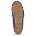 thumbnail image 6 of Floopi Womens Indoor/Outdoor Basic Memory Foam Moccasin Slipper W/Faux Fur Collar, 6 of 9