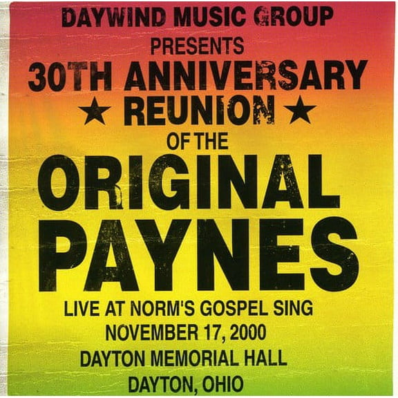 The Paynes - 30th Anniversary Reunion - Music & Performance - CD