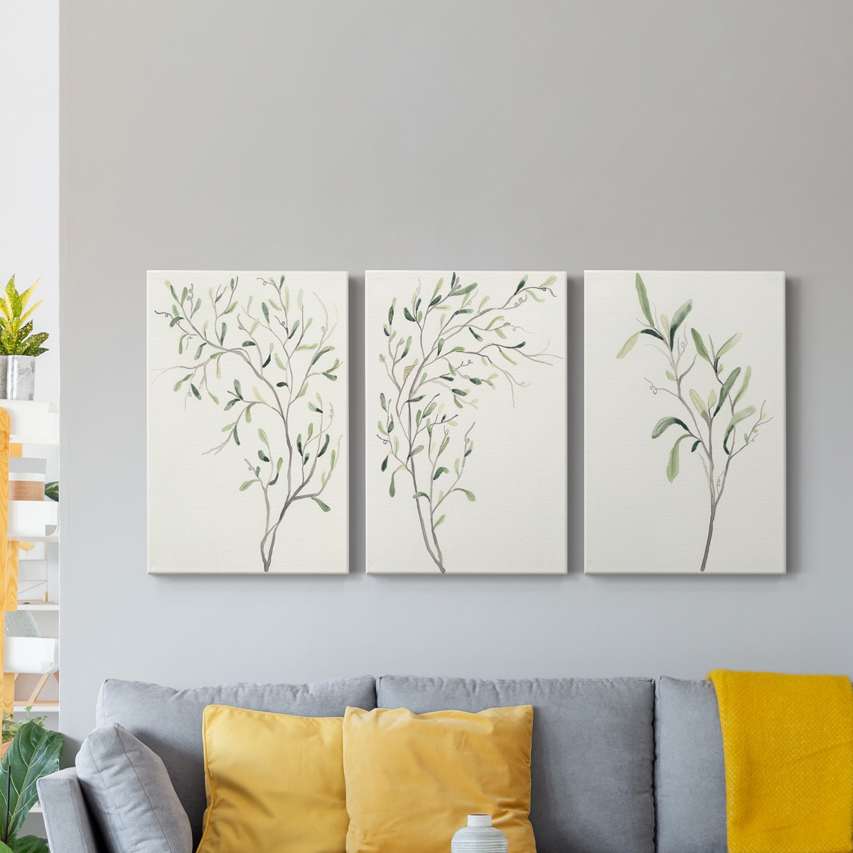 Spindle Sprig I Premium Gallery Wrapped Canvas - Ready to Hang - 24 x 36 Each