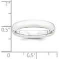 thumbnail image 4 of Platinum 4.2mm Lightweight Comfort-Fit Wedding Band Size 6 - Ring Size 6.0, 4 of 7