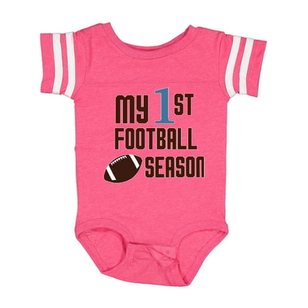 

Inktastic My First Football Season Gift Baby Boy or Baby Girl Bodysuit