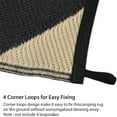 thumbnail image 4 of Outdoor Rug Outdoor Plastic Straw Rug Waterproof Camping Rugs for Patio Porch Backyard Lightweight Reversible Portable Mat for Picnic RV Pool Deck Beach Trailer Trellis, 4 of 5
