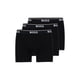 thumbnail image 1 of Pack de 3 bóxers para hombre BOSS Hugo en negro, talla mediana, 1 of 2