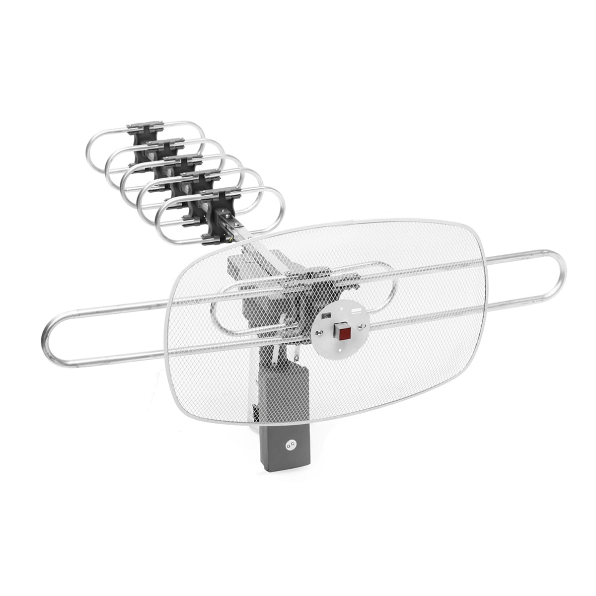 150MILES OUTDOOR TV ANTENNA MOTORIZED AMPLIFIED HDTV HIGH GAIN 36dB UHF