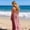 Pink, variant on YHAJDS Big Girls Sleeveless Dress Solid Color Casual with Back Drawstring Maxi for 5-14 Years