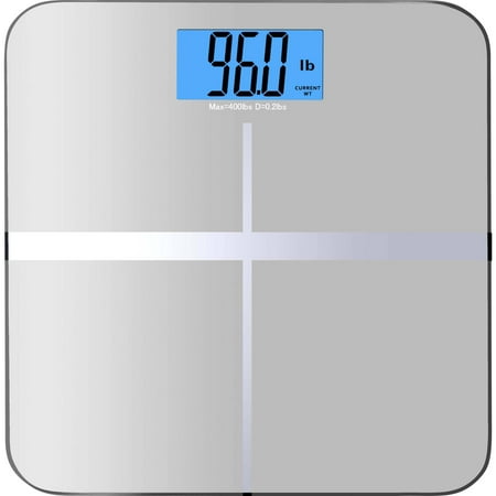 BalanceFrom High Accuracy Premium Digital Bathroom Scale with 3.6" Extra Large Dual Color Backlight Display and "Smart Step-On" Technology (NEWEST VERSION), Assorted Colors