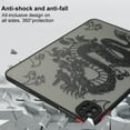 thumbnail image 4 of Dragon Case for iPad Pro 12.9 11 Air Mini 10 10.9 9.7 6 5 4 3 2 1 Cover 3D Embossed Soft Matte Shockproof Tablet Shell Fundas Red Dragon for iPad Pro 11 2018, 4 of 6