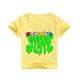 thumbnail image 1 of Camisetas de manga corta, ropa de verano para niños, camiseta de dibujos animados para niños, Top de manga corta, ropa de algodón para niñas, atuendo para niños de 2 a 12 años, blanco, Red12T Gao Jinjia LED, 1 of 2
