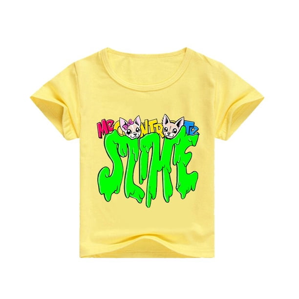Camisetas de manga corta, ropa de verano para niños, camiseta de dibujos animados para niños, Top de manga corta, ropa de algodón para niñas, atuendo para niños de 2 a 12 años, blanco, Red12T Gao Jinjia LED