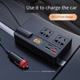 thumbnail image 2 of Car Inverter Usb 200W Detection Dc 12V/24V To Ac 220V Converter Digital Screen, 2 of 10
