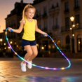 thumbnail image 5 of Light Up Jump Rope with 3-Speed Adjustable Settings, Sky Blue, for Student Exercise and Outdoor Play, 5 of 6