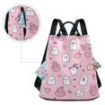 thumbnail image 5 of FORMRS Women's Travel Backpack Purse Anti-Theft Hidden Pockets Casual Shoulder Bag, Pink Halloween, 5 of 7