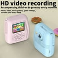 thumbnail image 4 of Flip Lens Kids Portable Printer Thermal Paper Stickers Paper Mini Printers Multi-Function Digital Small SLR, 4 of 8