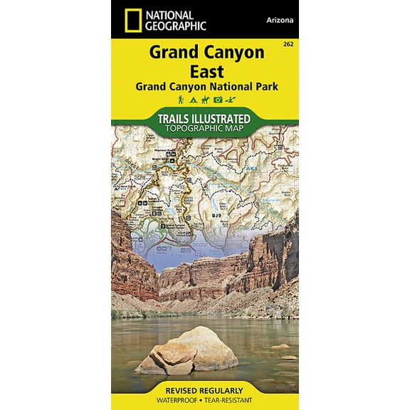 National Geographic Maps: Trails Illustrated: Grand Canyon East [grand Canyon National Park] - Folded Map