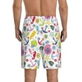 thumbnail image 2 of Yiaed Undersea Seahorse for Men's Soft Sleep Pajama Short Lounging Pajama Shorts-Medium, 2 of 8