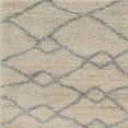 thumbnail image 5 of 5'x8' Ivory Grey Machine Woven Chain Link Indoor Area Rug, 5 of 6