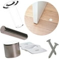 thumbnail image 1 of Fantom Hardware Magnetic Door Stop with Hold Open Function (Flush Mounted, No Trip Hazard, Modern Finish) - Clear, 1 of 4