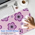 thumbnail image 4 of Long Mouse Pads for Desk,Pioneer Flower Floral Print Pattern Desk Mats on Top Of Desks, Desk Mouse Pad Extra Large with 3mm Non-Slip Base and Stitched Edge for Gaming,Office,Work,Home 31.5"x11.8", 4 of 6