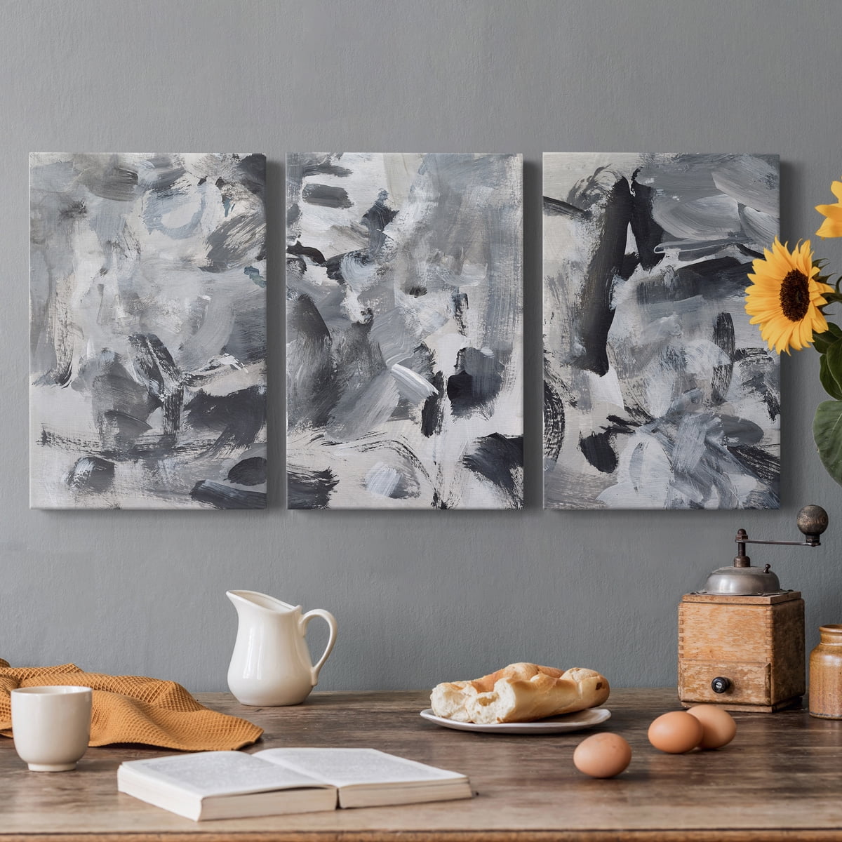 Black & White Mix I Premium Gallery Wrapped Canvas - Ready to Hang - 40 x 60 Each