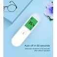 thumbnail image 3 of No-Touch Forehead Thermometer for Adults, Infrared Digital Thermometer for Kids, Touchless Baby Thermometer, Accurate Reading with Large Display, Mute Mode, Memory Recall, Fever Alarm, 3 of 9