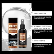 Rust Remover Spray | Car Rust Remover | Fast-Acting Long-Lasting Concentrated Effective for Garage Workshop Boats RVs, 1oz