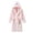H642-Pink, variant on TOWED22 Kids Toddler Boys Girls Fleece Robe Soft Hooded Bathrobe Pajamas Sleepwear(Light Blue,2-4 Y)