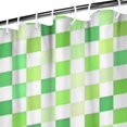thumbnail image 3 of Green Yellow Checkerboard Checkered Pattern Shower Curtain 72"x84" ,Bathroom Decorative Shower Curtains Set with 12 Hooks,Modern Waterproof Washable Shower Curtain, 3 of 6